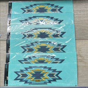 Southwestern Patterned iron on appliqué. 6